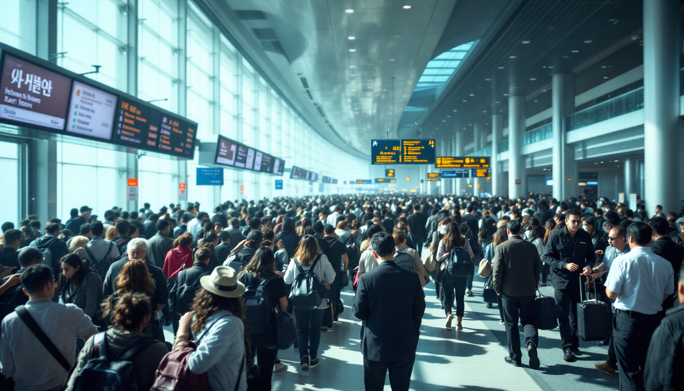 "인천공항 대혼란! 끝없는 대기줄에 승객 불만 폭발, 정부까지 나섰다"