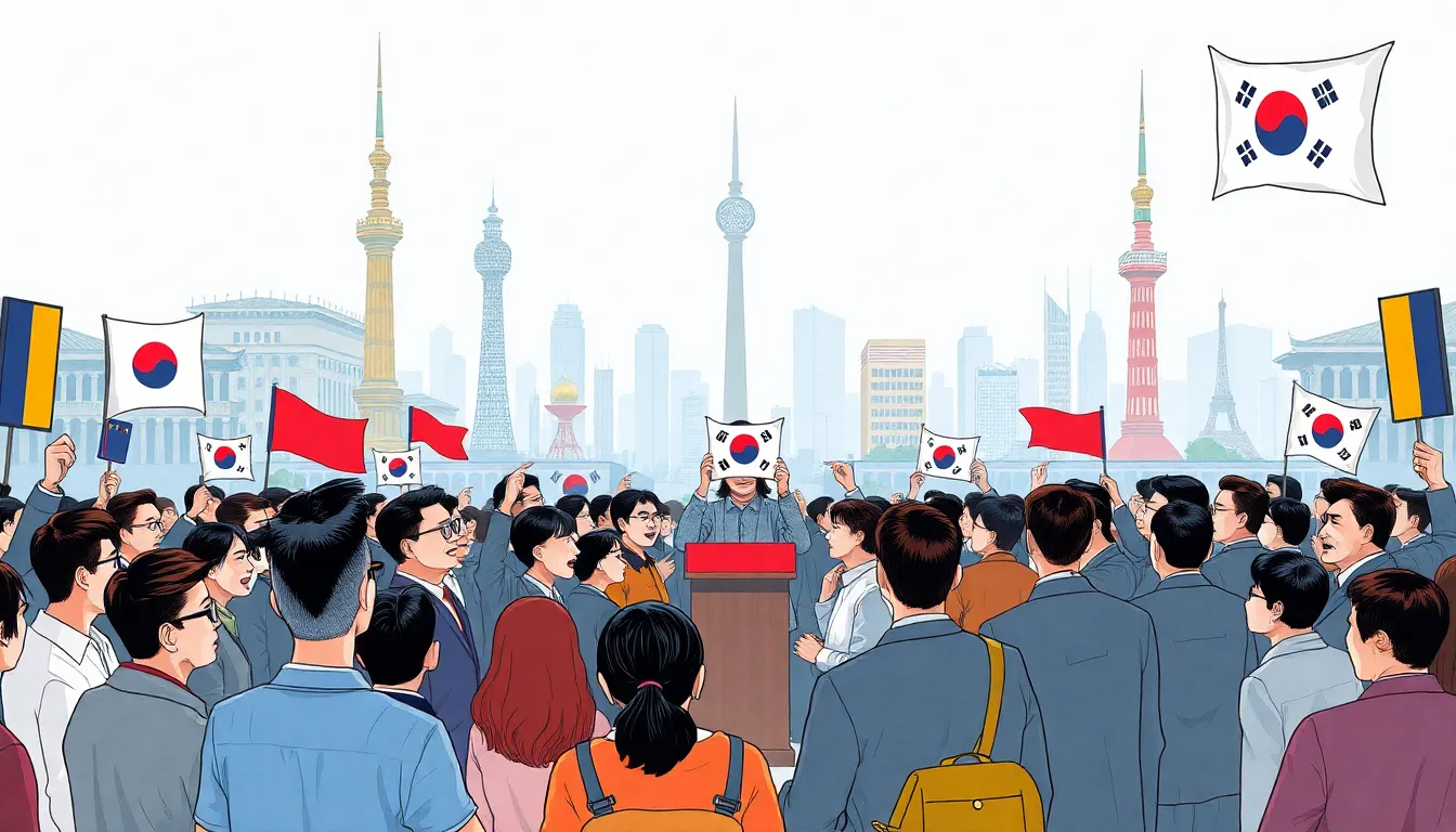 정당 지지도 뒤집힌 한국 정치의 지각변동